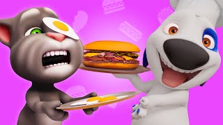 Talking Tom  Concours de cuisine  Dessin Animé  HooplaKidz TV Franҫais [upl. by Pachton]