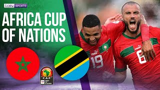 Morocco vs Tanzania  AFCON 2023 HIGHLIGHTS  01172024  beIN SPORTS USA [upl. by Nanon]