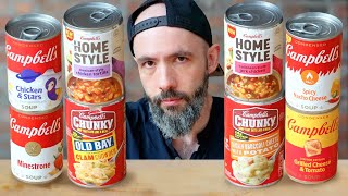 Ranking Every Single Flavor of Campbell’s Soup  Ranked with Babish [upl. by Ahkihs332]