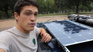 Giving Solar Another Chance New Roof Rack Setup [upl. by Eveam100]