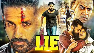 LIE Hindi Dubbed Action Thriller Movie  Nithin Megha Akash Ravi Kishan Arjun Sarja  2023 Movie [upl. by Odrareg886]