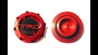 TRD Oil Cap Unboxing [upl. by Namhar697]