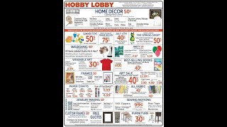 Hobby Lobby Ad Sale June 2 – June 8 2024 [upl. by Toback]