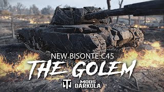 Bisonte C45  THE GOLEM  World of Tanks  Skin 3D [upl. by Gerald]