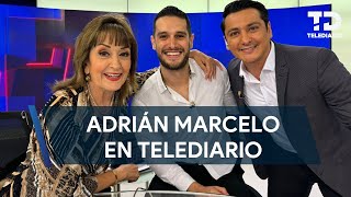 Adrián Marcelo visita a María Julia Lafuente en Telediario [upl. by Akenaj]