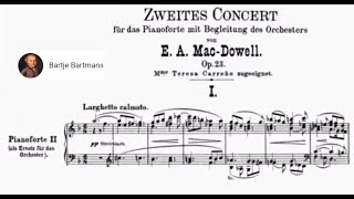 Edward MacDowell  Piano Concerto No 2 in D minor Op 23 1885 [upl. by Everard]