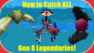 How to Catch Every Gen 8 Legendary in Pixelmon ALL Forms [upl. by Elodea]