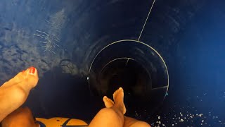 Drop to Atlantis WaterSlide at WaterWorld in Ayia Napa Cyprus [upl. by Junna]