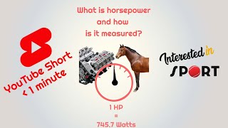 What is horsepower and how is it measured [upl. by Attaynek753]