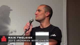 Maik Twelsiek Pre Race Pro Panel 2013 IRONMAN Wisconsin [upl. by Sink]