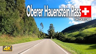 Oberer Hauenstein Pass Switzerland 🇨🇭 Driving from Liestal to Balsthal [upl. by Hamimej]