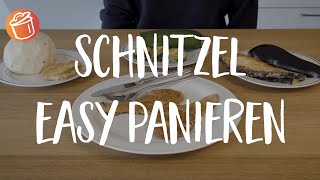 Schnitzel easy panieren Die Reihenfolge machts [upl. by Thecla823]