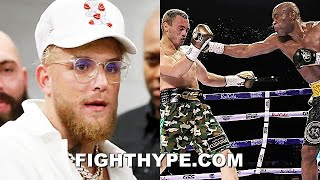 JAKE PAUL REACTS TO ANDERSON SILVA BEATING CHAVEZ JR WANTS SILVA VS ROY JONES JR ON UNDERCARD [upl. by Ahtiekal47]