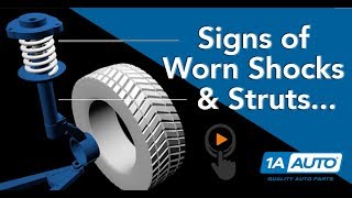 How to Tell Shocks and Struts Are Worn  Guide to Test Signs and Symptoms [upl. by Yrhcaz]