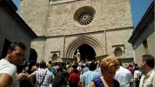 Processione di San Pancrazio Patrono di Zagarise 09 luglio 2012 [upl. by Neeham]