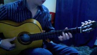 Flamenco guitar Bulerias in Rondeña tuning [upl. by Westfahl349]