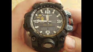 Casio GShock GWG1000 Mudmaster  korekta położenia początkowego wskazówek PL [upl. by Thalassa863]