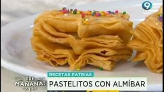 Recetas patrias Pastelitos con almíbar [upl. by Llyrrad]