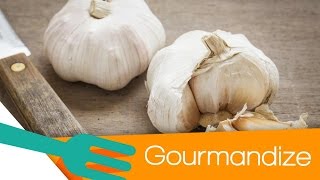 How to peel and degerm garlic  Gourmandize [upl. by Ihcalam]