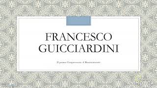 LETTERATURA ITALIANA FRANCESCO GUICCIARDINI [upl. by Jeniffer]