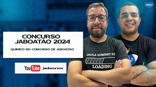 CONCURSO JABOATÃO 2024 VAGA PARA QUÍMICO NO CONCURSO DE JABOATÃO [upl. by Aliehc92]