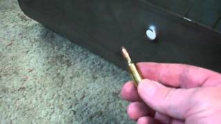 Winchester 556mm 45 Grain Jacketed Frangible Bullet Penetration [upl. by Lemaceon793]