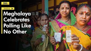 Meghalaya Polls Elections are cause for celebration in the hilly state of Meghalaya [upl. by Bruning]