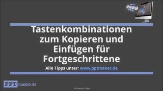 Tastenkombinationen zum Kopieren und Einfügen für FortgeschrittenePowerPoint Tipps [upl. by Alaek758]