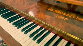 Playing a fully restored 1913 Broadwood and Sons Upright [upl. by Enram]