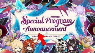 ConfirmedHOYOVERSE Revealed Version 52 SPECIAL PROGRAM LIVESTREAM And NEW Details Genshin impact [upl. by Alastair]