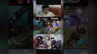 Chou dancing to the APT moba5v5 mobilelegends mlbbindia mobalegends mlbb mobaindia apt mpl [upl. by Attlee848]