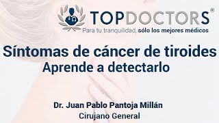 ¿Cómo detectar el cáncer de tiroides Conoce sus síntomas [upl. by Andrea]