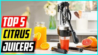 5 Best Citrus Juicers in 2022  Citrus Juicer Review [upl. by Azaleah]