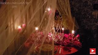 Romantic Victorian Valentines day Tablescape for two  Valentines Day Tablescape and decorations [upl. by Renrag703]