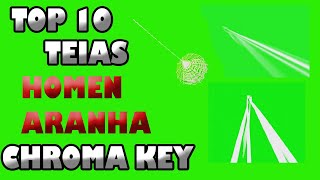 Top 10 teia do homem  aranha Chroma Key  fundo verde  Green Screen spiderman Pantalla Verde [upl. by Notserk]