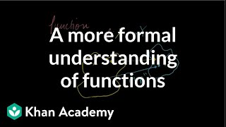 A more formal understanding of functions  Matrix transformations  Linear Algebra  Khan Academy [upl. by Cira]