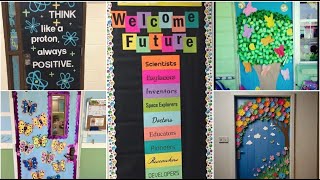 Classroom door Decoration idea for Preprimary kids  Preprimary Classroom Decoration ideas [upl. by Kirima12]