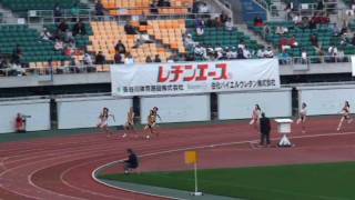 福島千里 200m 228902 日本新 2010静岡国際陸上 [upl. by Gabi]