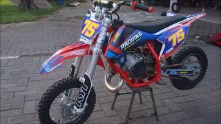 Review KTM 50sx 2018 Milik Ryan Ardiansyah 75 [upl. by Rivkah]