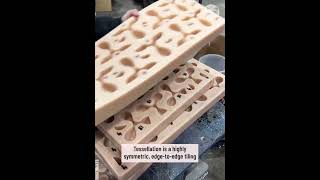 Making sculpture art using tessellating shapesPartner nugewants 4 shorts viralvideo [upl. by Pudendas104]