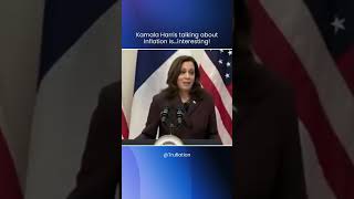 Kamala cant explain inflation uselection politics shorts [upl. by Airtemak379]