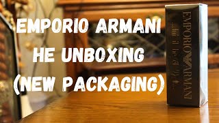 Emporio Armani HE unboxing amp first impressions [upl. by Sherrill]