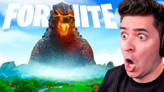 GODZILLA NOVO BOSS NO FORTNITE [upl. by Muhan]