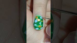 Marble Nail Art At Home 🏡💫 shorts youtubeshorts nailart naildesign [upl. by Aikit]