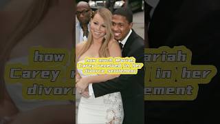 Do you know how much Mariah Carey received in her divorce settlement Part 2 [upl. by Smitt]