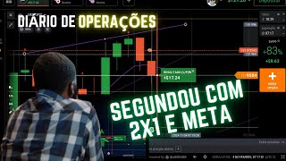 SEGUNDA DE META COM 2x1 OPERANDO PULLBACK PESSANO PRIMEIRO TOQUE [upl. by Avle]