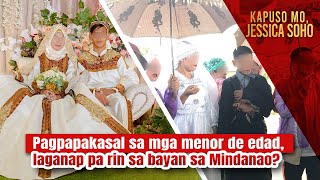 Isang kasal sa Sultan Kudarat ang bride at groom menor de edad  Kapuso Mo Jessica Soho [upl. by Ycam]