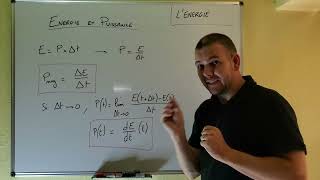 Terminale STI2D physique chimie lénergie et ses enjeux  Cours 13  définitions puissance dérivée [upl. by Gerfen]