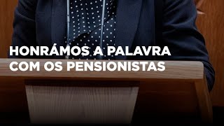 🤝🏻🧓🏻👴🏼 Honrámos a palavra com os pensionistas [upl. by Boone]