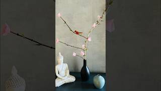 Diy artificial tree  wax flowers  DIY shorts shortsfeed viralvideo diy decoration homedecor [upl. by Aikim]